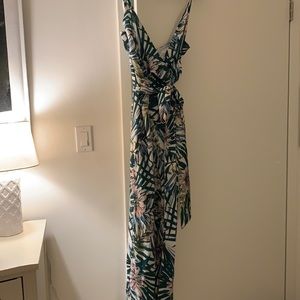 Pookie and Sebastian leaf/floral jumpsuit
